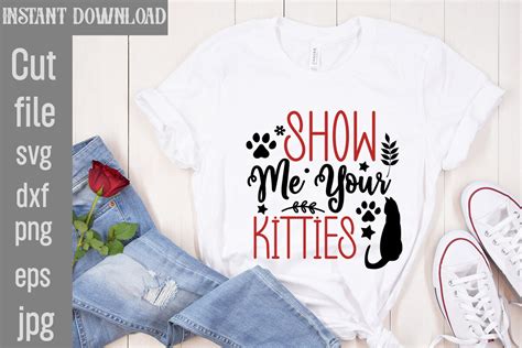 Show Me Your Kitties Svg Cut File Graphic By Simacrafts Creative Fabrica