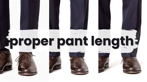 Proper Pants Length Trouser Break According To Your Style Body Type