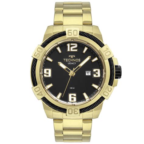 Relógio Technos Masculino Legacy Dourado Ref 2317AD 1P