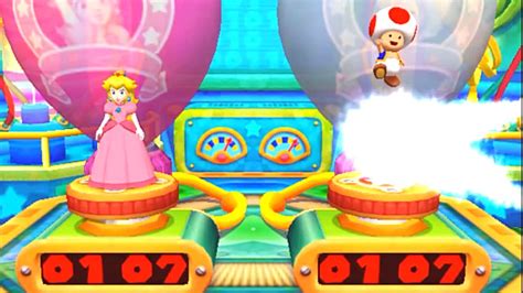 Mario Party 5 Duel Minigames Peach Vs Toad Vs Mario Vs Yoshi Youtube