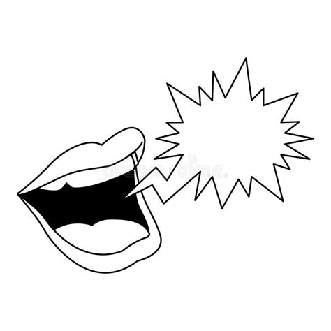 Mouth Yelling Clipart