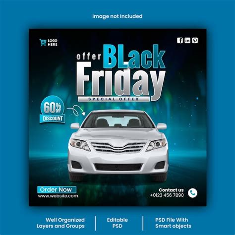 Premium Psd Psd Black Friday Social Media Post Design Template