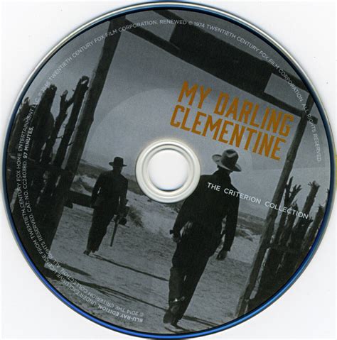 My Darling Clementine blu-ray cover & label (1946) R1