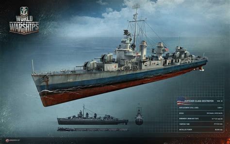 World Of Warships USA Destroyers Tech Tree MMOWG Net