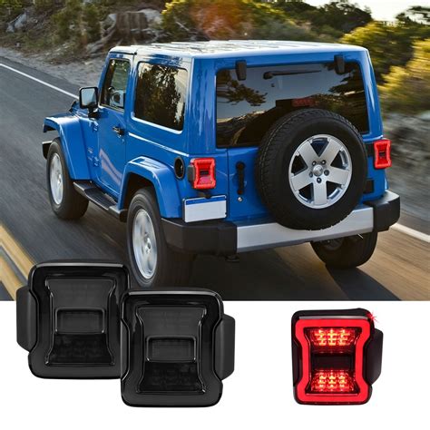 Pi Ces Feux Arri Re Fum Led Feux Arri Re Pour Jeep Wrangler Jl