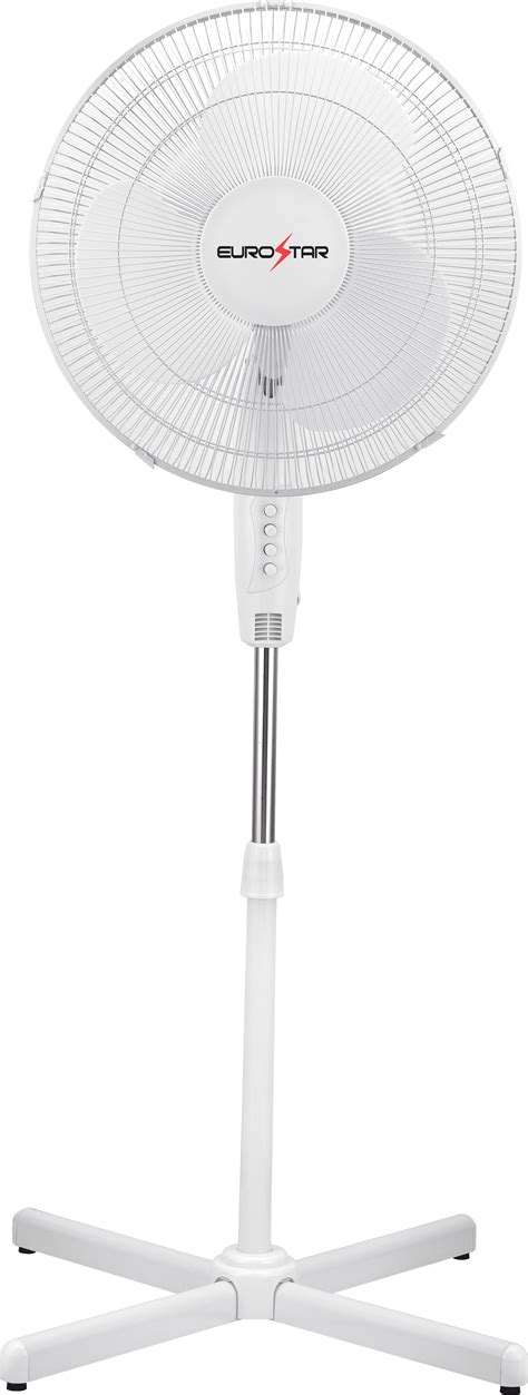 EUROSTAR 16 3 Speed Oscillating Stand Fan Walmart