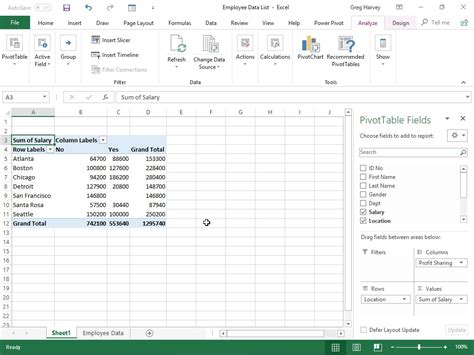 How To Create A Pivot Table In Excel 2019 Cabinets Matttroy