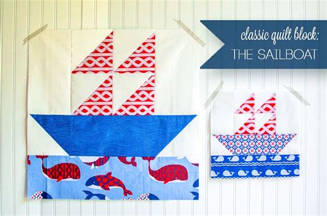 Easy Quilt Block Tutorial The Sailboat Block Quilt Blocks Quilt