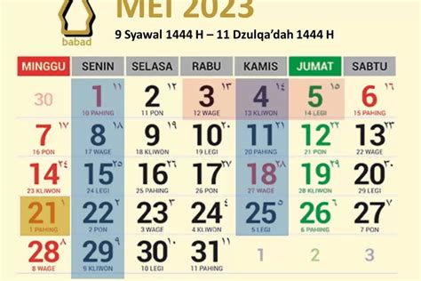 Kalender Puasa Sunnah Bulan Mei Lengkap Dengan Bacaan Niatnya