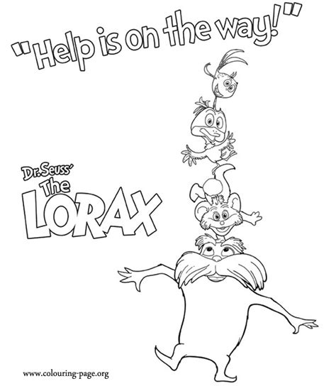 Dr Seuss Dr Seuss Lorax Dr Seuss Week Dr Seuss Coloring Pages