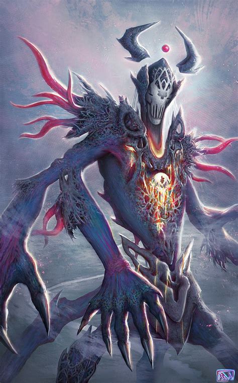 Artstation Eldrazi Drone Nassima Amir Eldrazi Art Creature