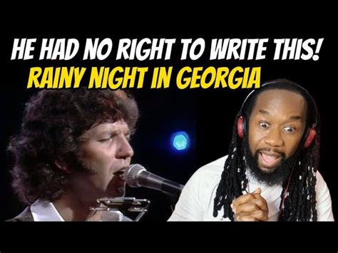 Tony Joe White Rainy Night In Georgia Reaction Big Voicebig Talent