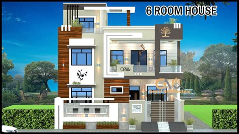 3650 East Facing 3d House Design 6 Room Latest Home With Vastu Villa