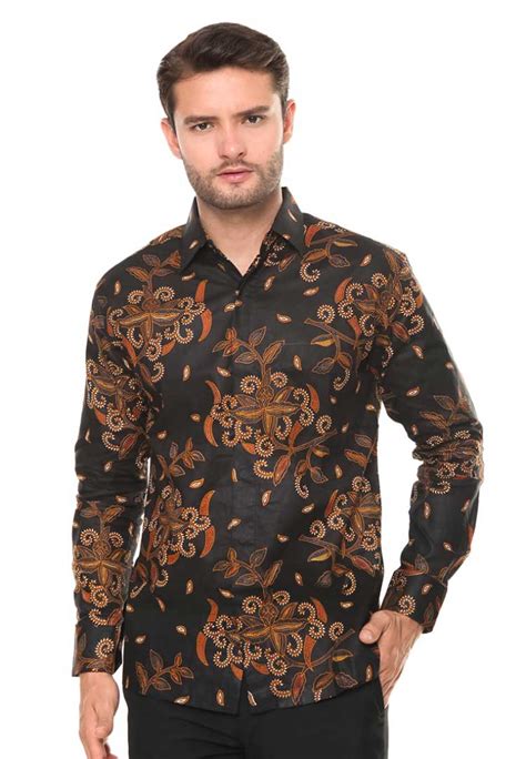 30 Model Baju Batik Pria GAUL KOMBINASI POLOS MODERN