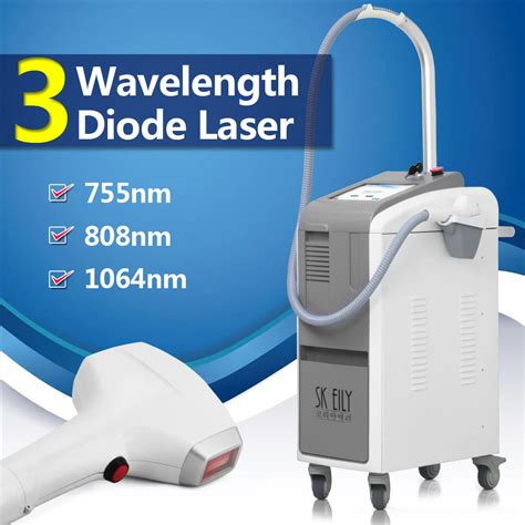 Triple Wavelength 755Nm 808Nm 1064Nm Diode Powerful Permanent Hair