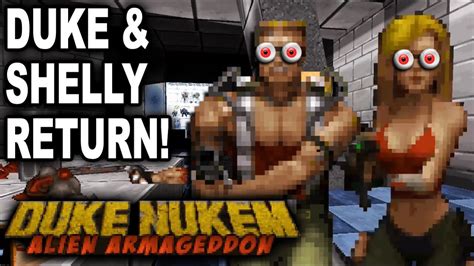 Glorious Return Of Duke And Shelly Lets Play Alien Armageddon Duke