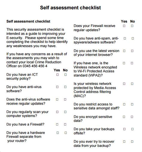 Physical Security Threat Assessment Template For Your Needs