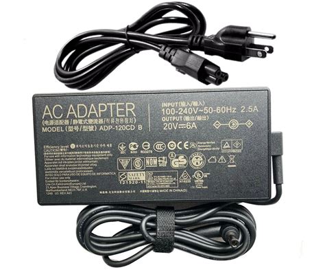 Sạc Adapter Laptop Asus 20V 6A 120W Chân kim 6 0 x 3 7mm Chính hãng