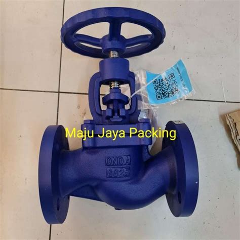 Jual Globe Valve Cast Iron Flange Pn16 3 4 Inch Dn20 Onda Di Seller