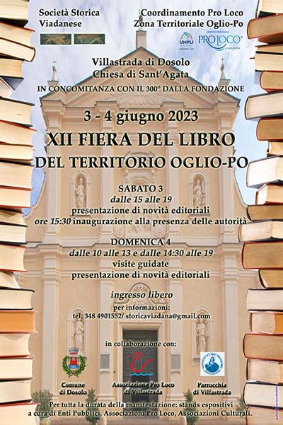 Fiera Del Libro Del Territorio Oglio Po Villastrada Di Dosolo Mn