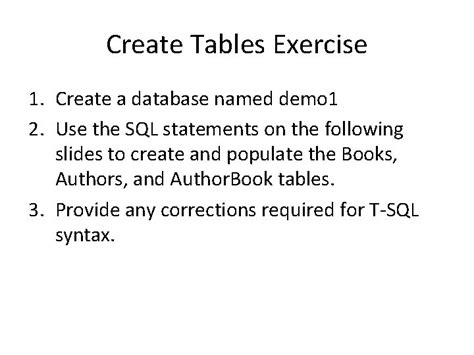 Creating A Database Microsoft Sql Server Create Database