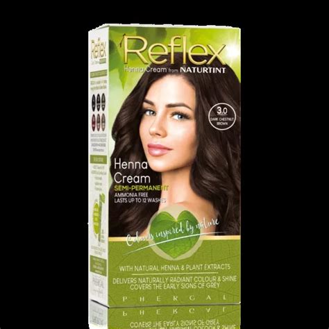 Naturtint Reflex Semi Permanent Henna Cream Dark Chestnut Brown