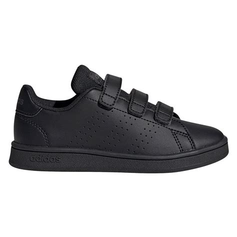 adidas Advantage Velcro Trainers Child Black, Kidinn