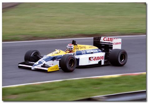 Nelson Piquet Williams Honda FW11 F1 1986 British GP Brands Hatch A