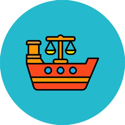 Maritime Laws Generic Color Lineal Color Icon