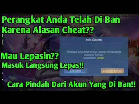 Cara Keluar Dari Akun Ml Yang Di Ban Cara Mengatasi Perangkat Anda