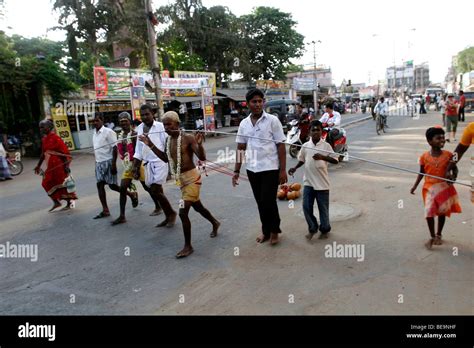 Tamil Nadu India Chennai Tamil Procession Stock Photo Alamy