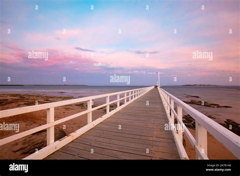 Point Lonsdale Pier Stock Photo - Alamy