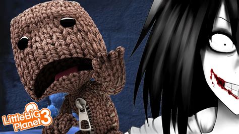 Jeff The Killer Is After Us Help Littlebigplanet 3 Gameplay Youtube