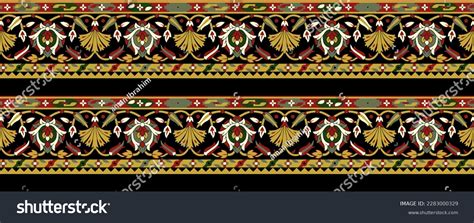 Persians Art Style Border Design Stock Illustration 2283000329 | Shutterstock