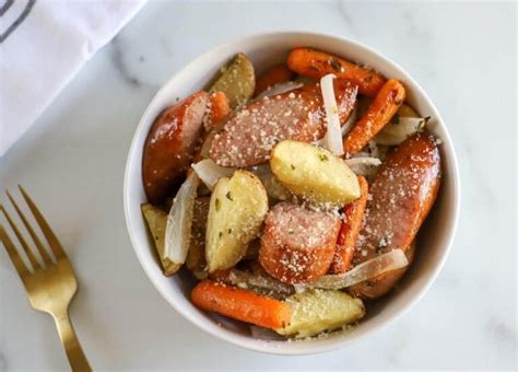 Sausage And Potato Sheet Pan The Produce Moms