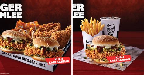 KFC Presents Burger P.Ramlee NEW Nasi Kandar Burger - KL Foodie