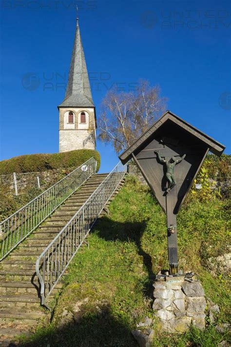 Historisches Dorf Gruiten Alter Kirchturm Der Ehemaligen Katholischen