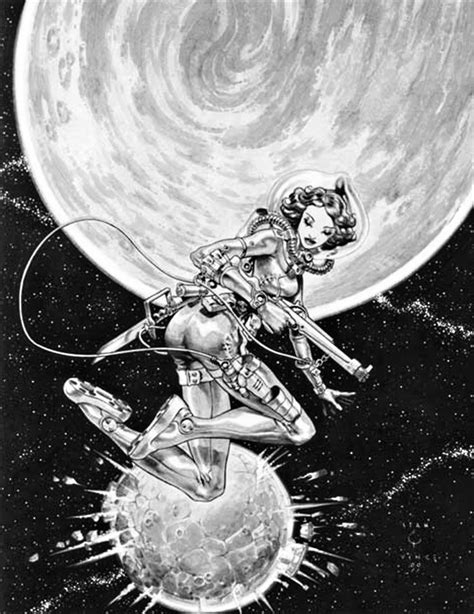 Republic Domain Sciencefictiongallery Wally Wood Fille De Lespace