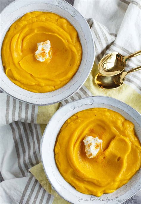 Sweet Potato Parsnip Ginger And Turmeric Soup Soup Recipe With Turmeric