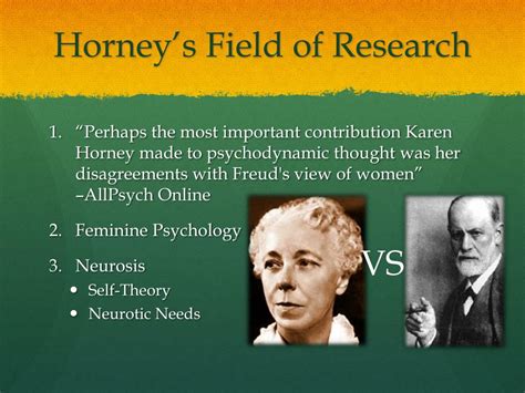 Ppt Karen Horney Psychoanalyst And Feminine Psychologist Powerpoint