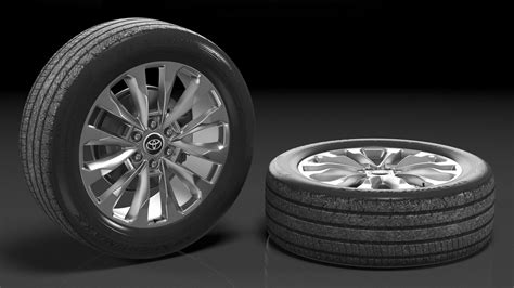 Toyota Land Cruiser Wheel 3d Model 34 Usdz Lxo Obj Fbx C4d Unitypackage Upk Max Ma