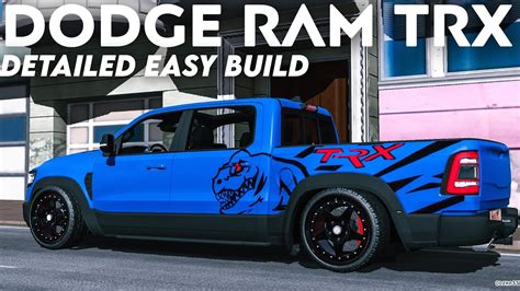 Dodge Ram TRX Dinosaur Logo Detailed Build Car Parking Multiplayer