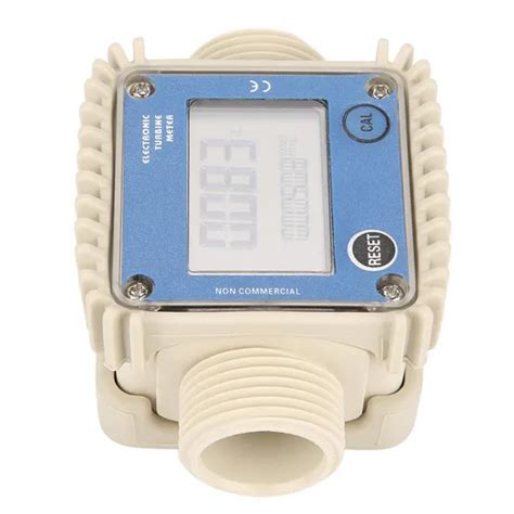 K24 Check Valve LCD Turbine Digital Fuel Flow Meter Used For Chemicals