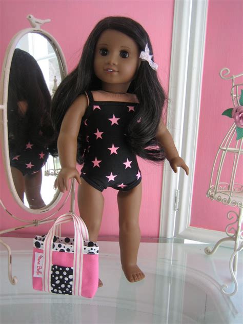 Swimsuit And Beach Bag With Pockets Made To Fit 18 Inch Etsy Doll