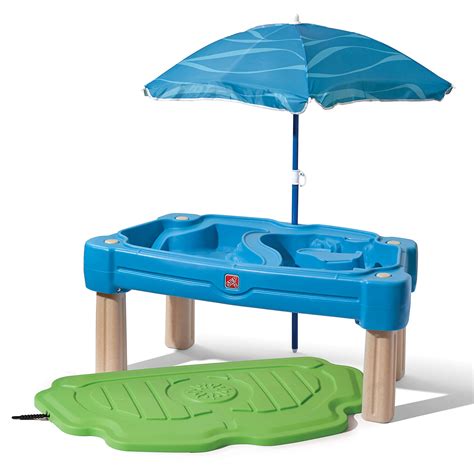 Step2 Cascading Cove Sand & Water Table with Umbrella | Kids Sand ...