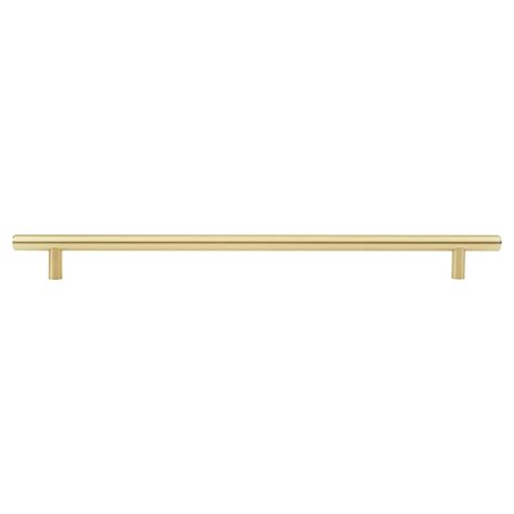 Altro 12mm T Bar Cabinet Handle 288mm Centres Satin Brass