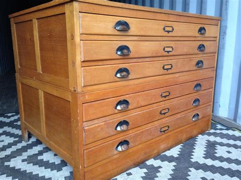 Vintage Plan Chest Architects Drawers In Hackney London Gumtree