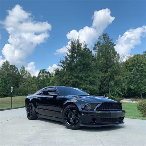 5th Generation Black 2008 Ford Mustang Shelby Gt500 For Sale