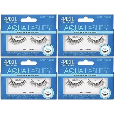 Amazon Ardell Aqua False Strip Lashes 341 Water Activated Faux