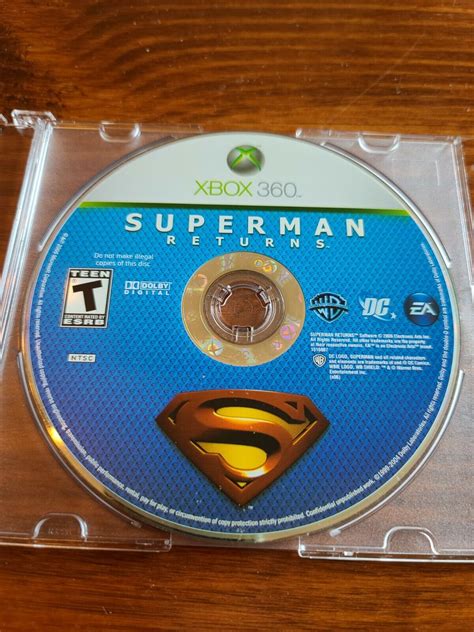 Xbox Superman Returns Disc Only Values Mavin